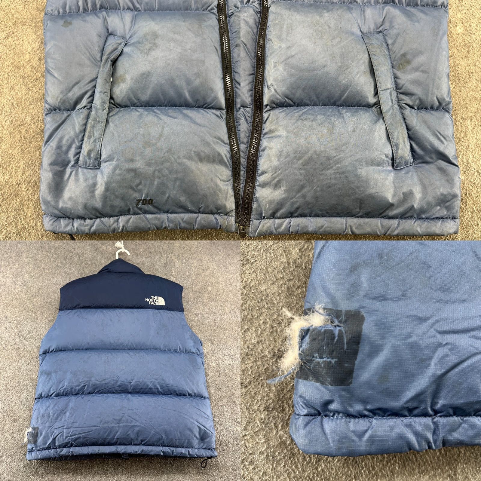 The North Face The North Face Nuptse Vest Men L Blue Navy Puffer 700 Insulated Goose Down Nylon Size US L / EU 52-54 / 3 - 8 Thumbnail