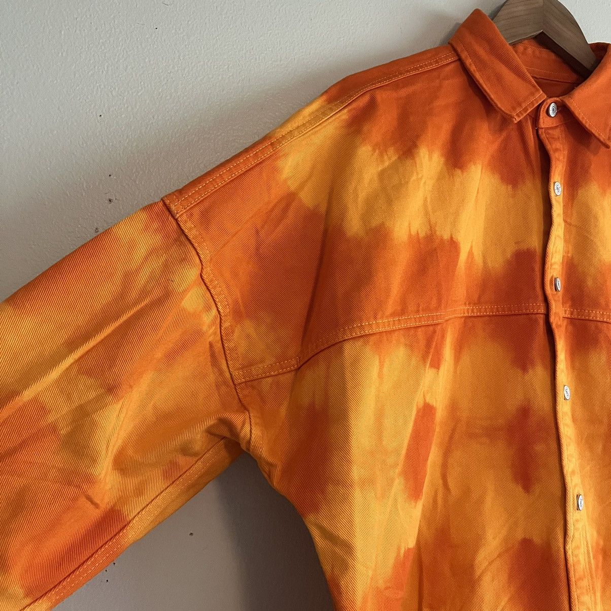 Palace Denim Tie-Dye Drop Shoulder Shirt Size US L / EU 52-54 / 3 - 5 Thumbnail