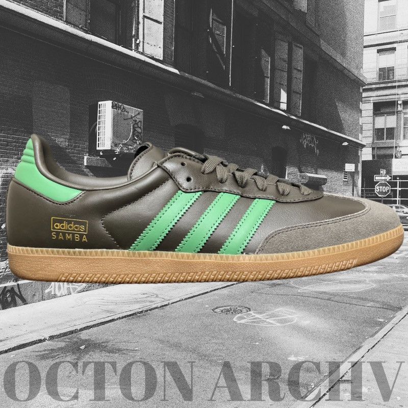Adidas Size 11.5 - Adidas Samba OG 'Shadow Olive Green' IG6175 Size US 11.5 / EU 44-45 - 1 Thumbnail