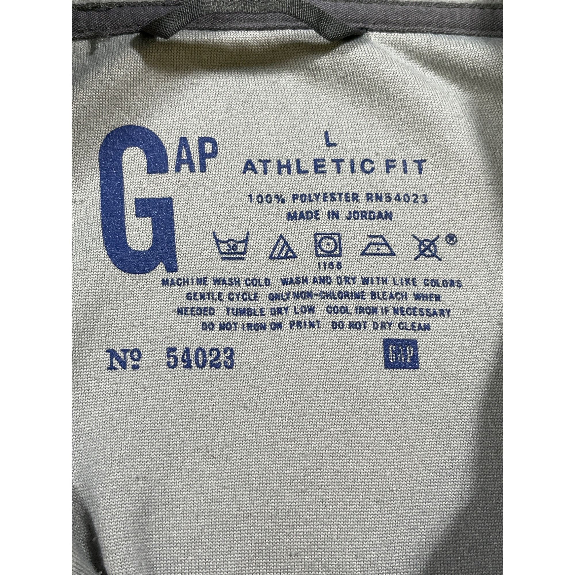 Old Navy Gap SKU 7728 Mens Gray Half Zip Fleece Pullover Jacket Size Size US L / EU 52-54 / 3 - 9 Thumbnail