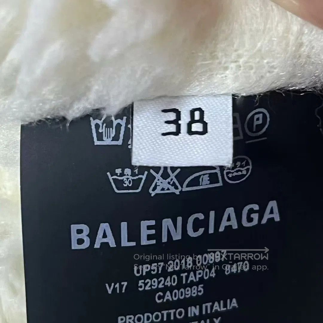 Balenciaga balenciaga blue denim jacket with logo. Size US M / EU 48-50 / 2 - 4 Thumbnail