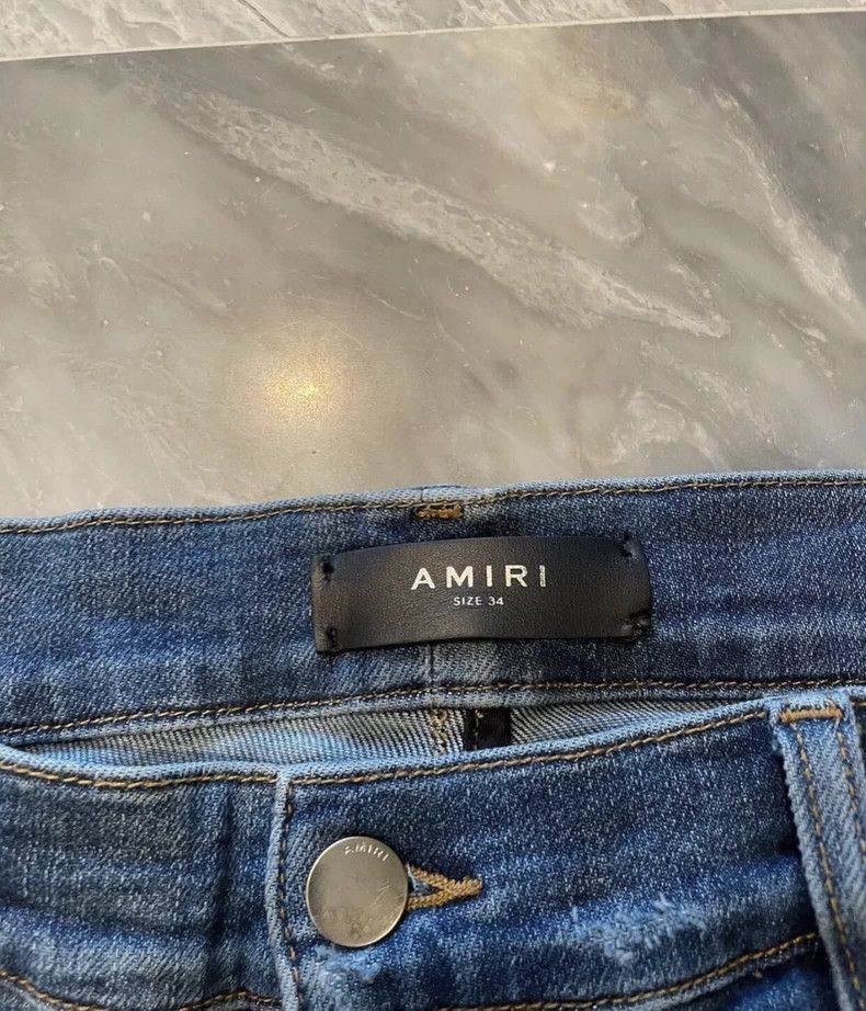 Amiri Amiri 16 limited edition ppx1 patchwork blue jeans Size US 34 / EU 50 - 2 Thumbnail