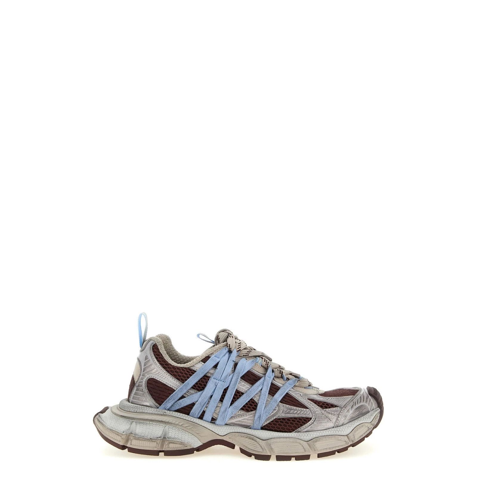 Balenciaga $1350 3xl Interlace Brown Beige Blue Sneakers New, Women's (Size 11)