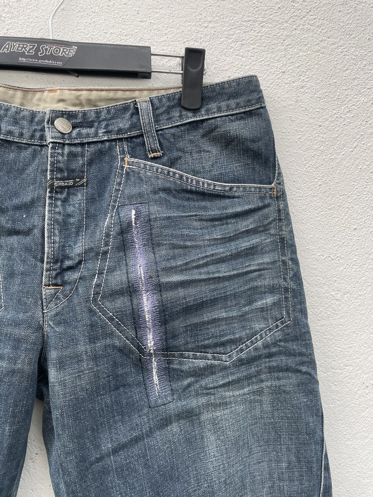 If Six Was Nine × Marithe + Francois Girbaud Marithe Francois Girbaud Repair Jeans Size US 32 / EU 48 - 2 Thumbnail