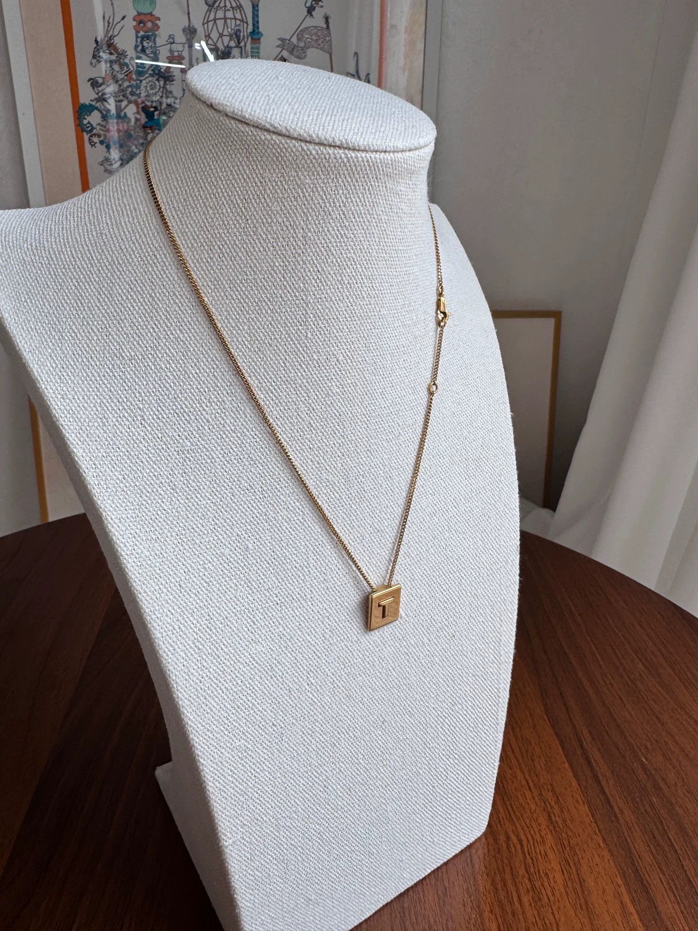Celine CELINE H gold plated necklace 98new 41.5cm noacc Size ONE SIZE - 2 Thumbnail
