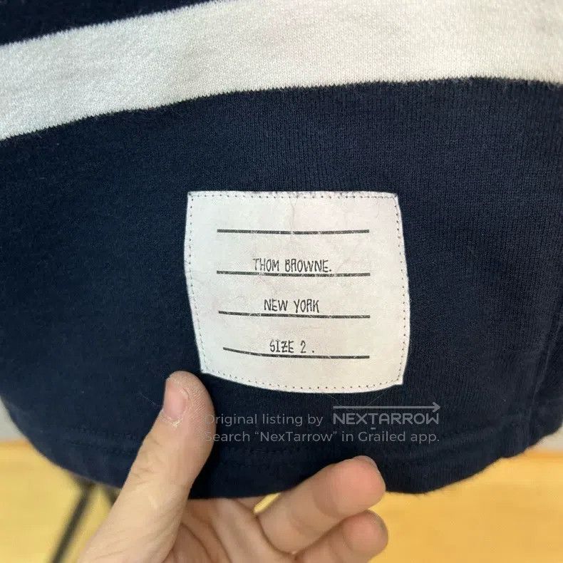 Thom Browne Thom Browne size 2 Navy Classic Four-Stripe Shorts Size US 28 / EU 44 - 3 Thumbnail