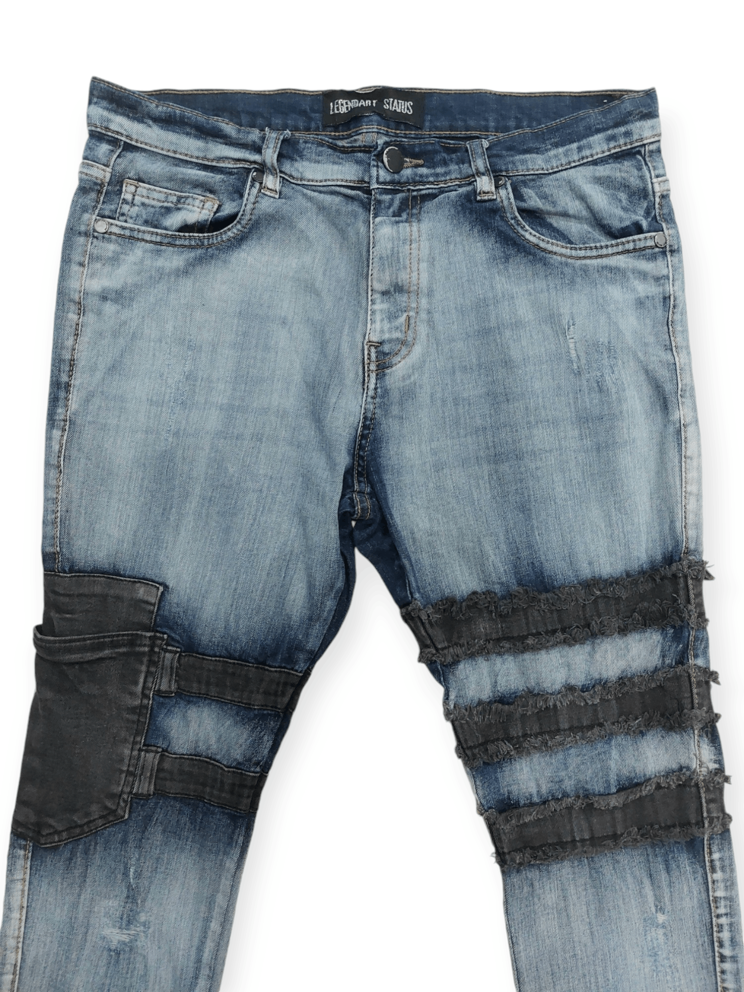 Other Legendary Status Hagi Strip Jeans Size US 30 / EU 46 - 5 Thumbnail