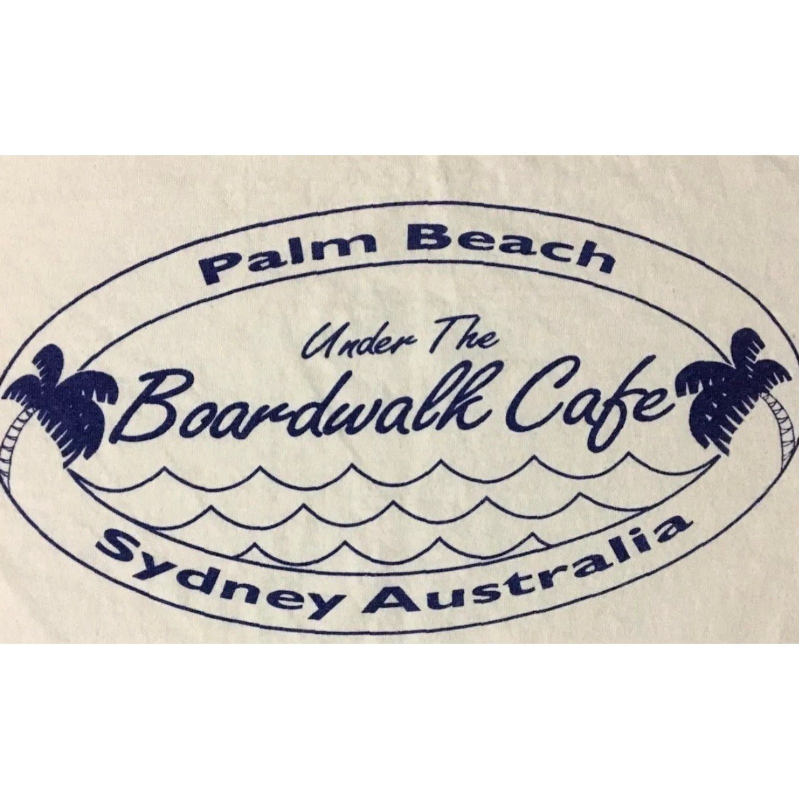 Vintage VINTAGE Single Stitch Shirt S White Palm Beach Boardriding 80s Grunge Surf Beach USA 1990s Kangaroo Boxy Mens) Size US S / EU 44-46 / 1 - 3 Thumbnail