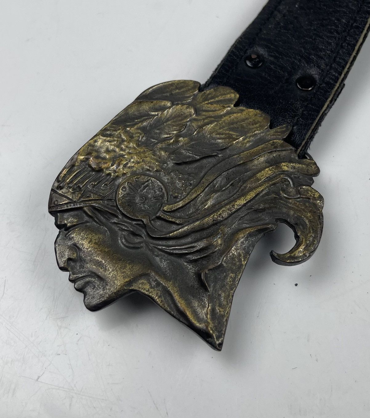 Seditionaries big red indian head buckle belt tc11 Size 32 - 4 Thumbnail