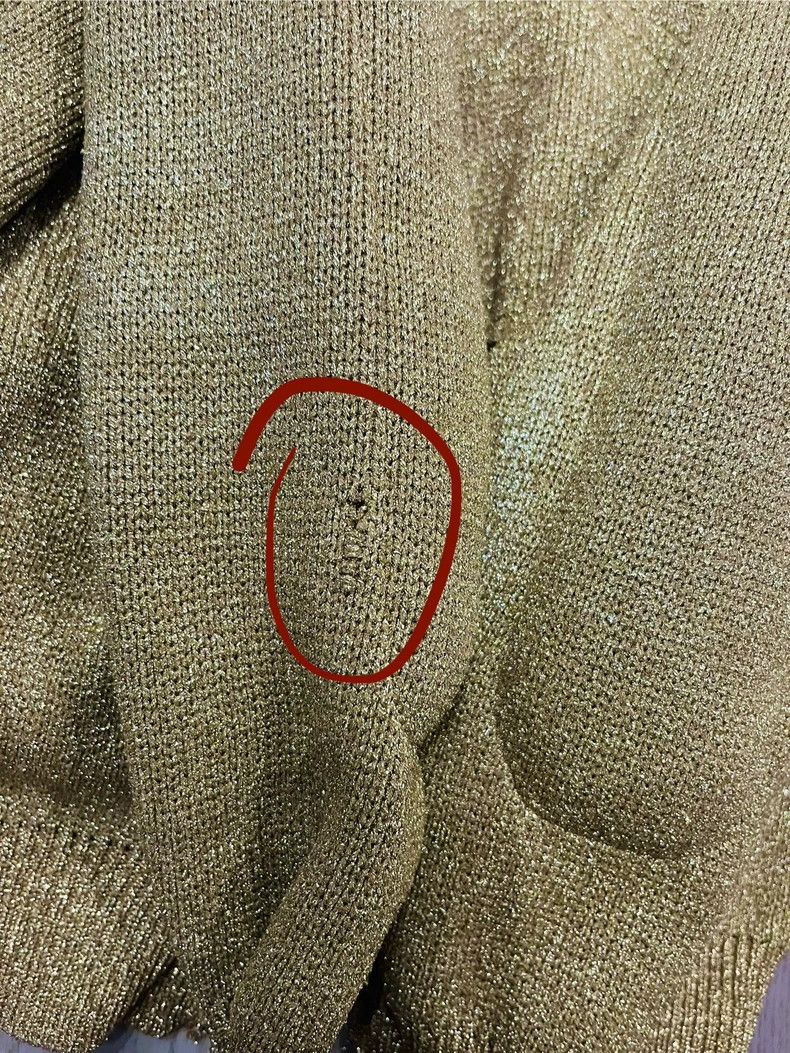 Comme des Garcons Comme Des Garcons Main line pullover deconstructed gold wi Size S / US 4 / IT 40 - 7 Thumbnail