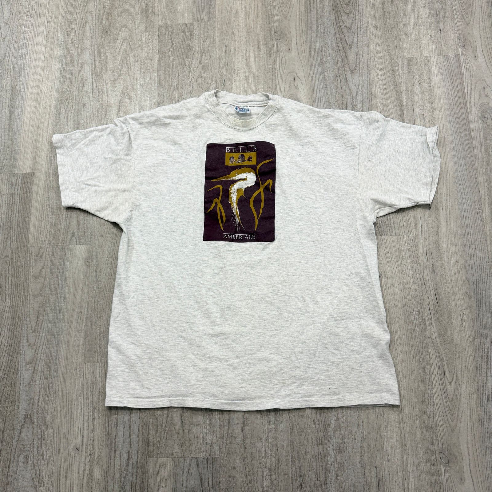 Vintage Vintage Bell's Amber Ale Shirt Men's 2XL XXL Gray 90s Promo Size US XXL / EU 58 / 5 - 1 Thumbnail