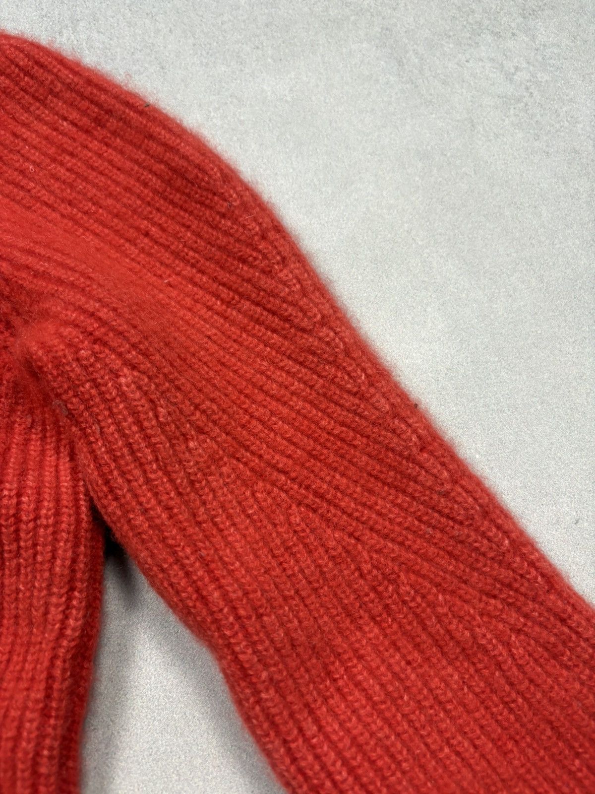 Iris von Arnim Iris Von Arnim Cashmere Peplum Knit Sweater Red M Italy Rare Size M / US 6-8 / IT 42-44 - 8 Thumbnail