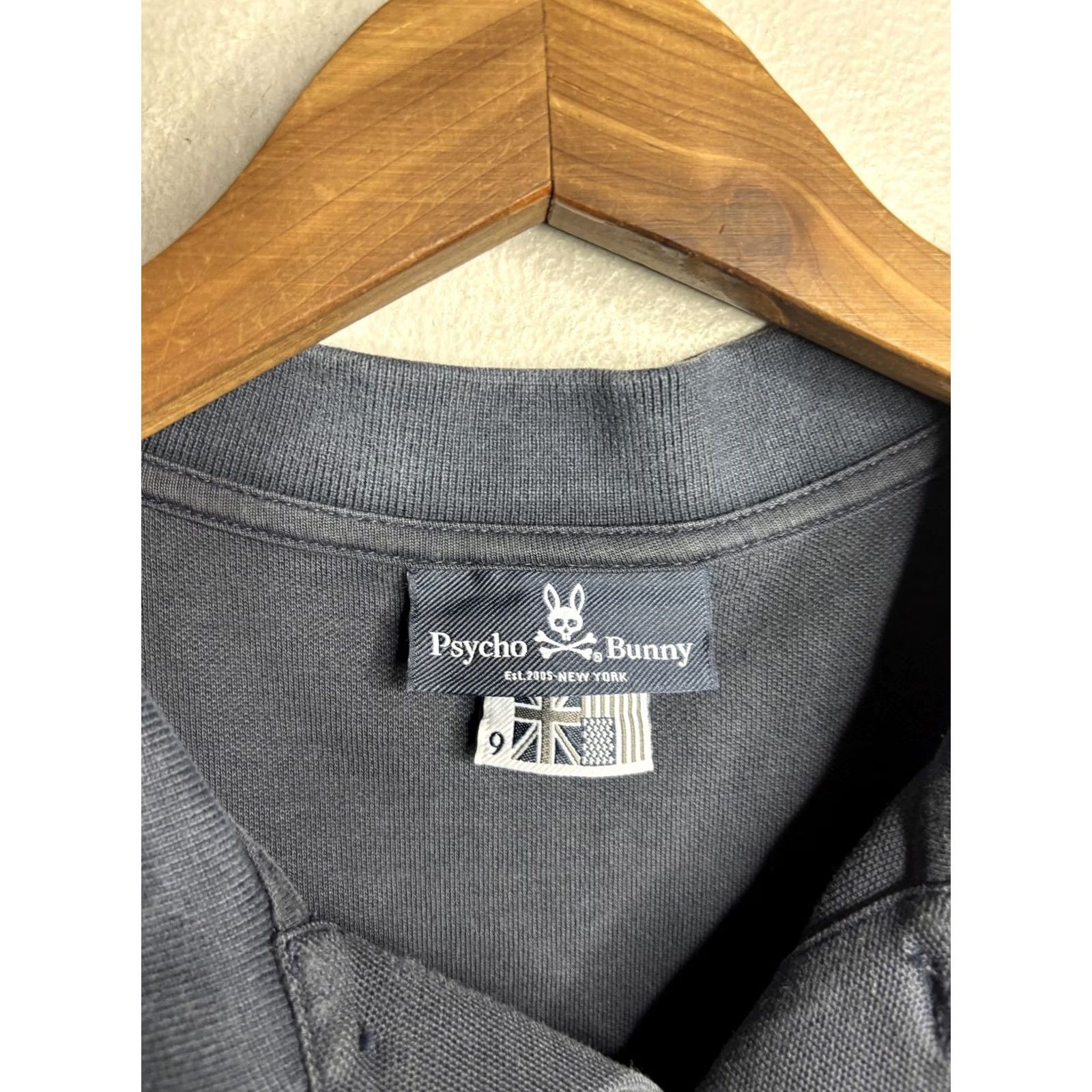 Psycho Bunny Psycho Bunny Polo Shirt Mens 2XL Gray Solid Short Sleeve Collared with Bunny Skull Logo Size US XXL / EU 58 / 5 - 3 Thumbnail