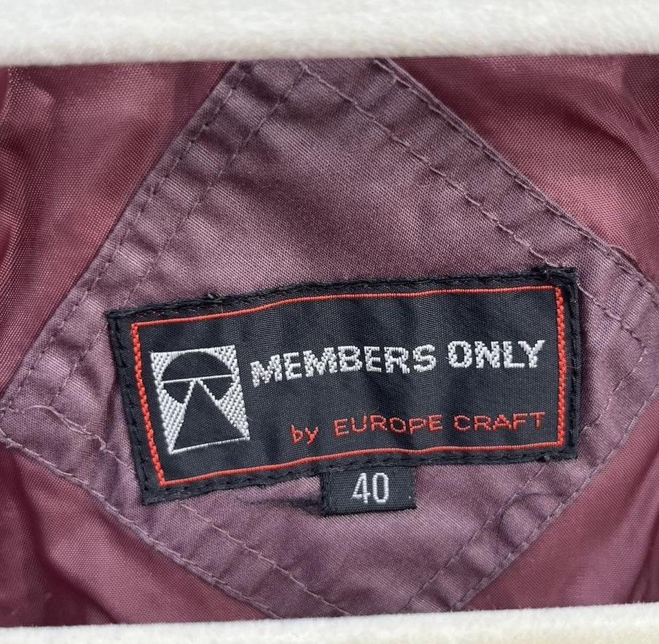 Members Only Vintage 80s Members Only Jacket Europe Craft Rose Mauve 40 Size US M / EU 48-50 / 2 - 8 Thumbnail