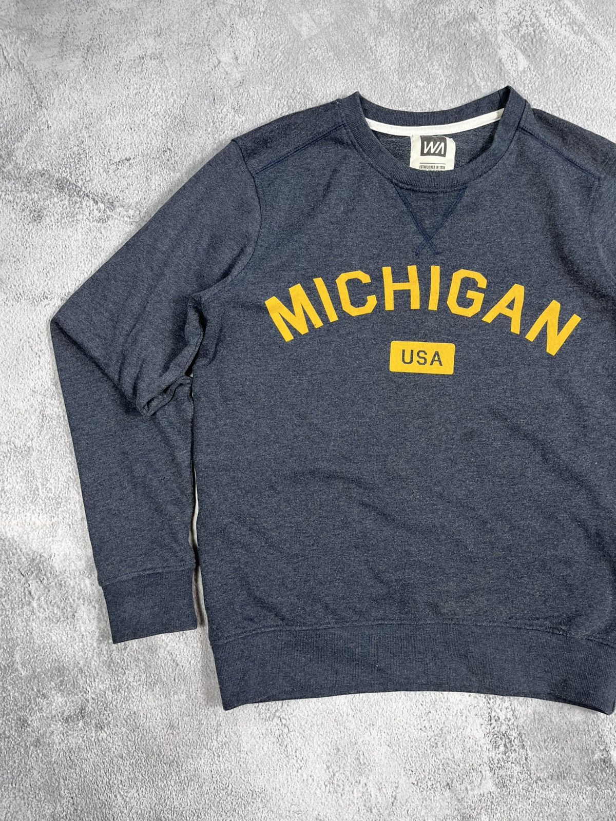 Japanese Brand × Vintage Vintage Y2K Michigan streetwear biglogo sweatshirt size Xs Size US XS / EU 42 / 0 - 2 Thumbnail