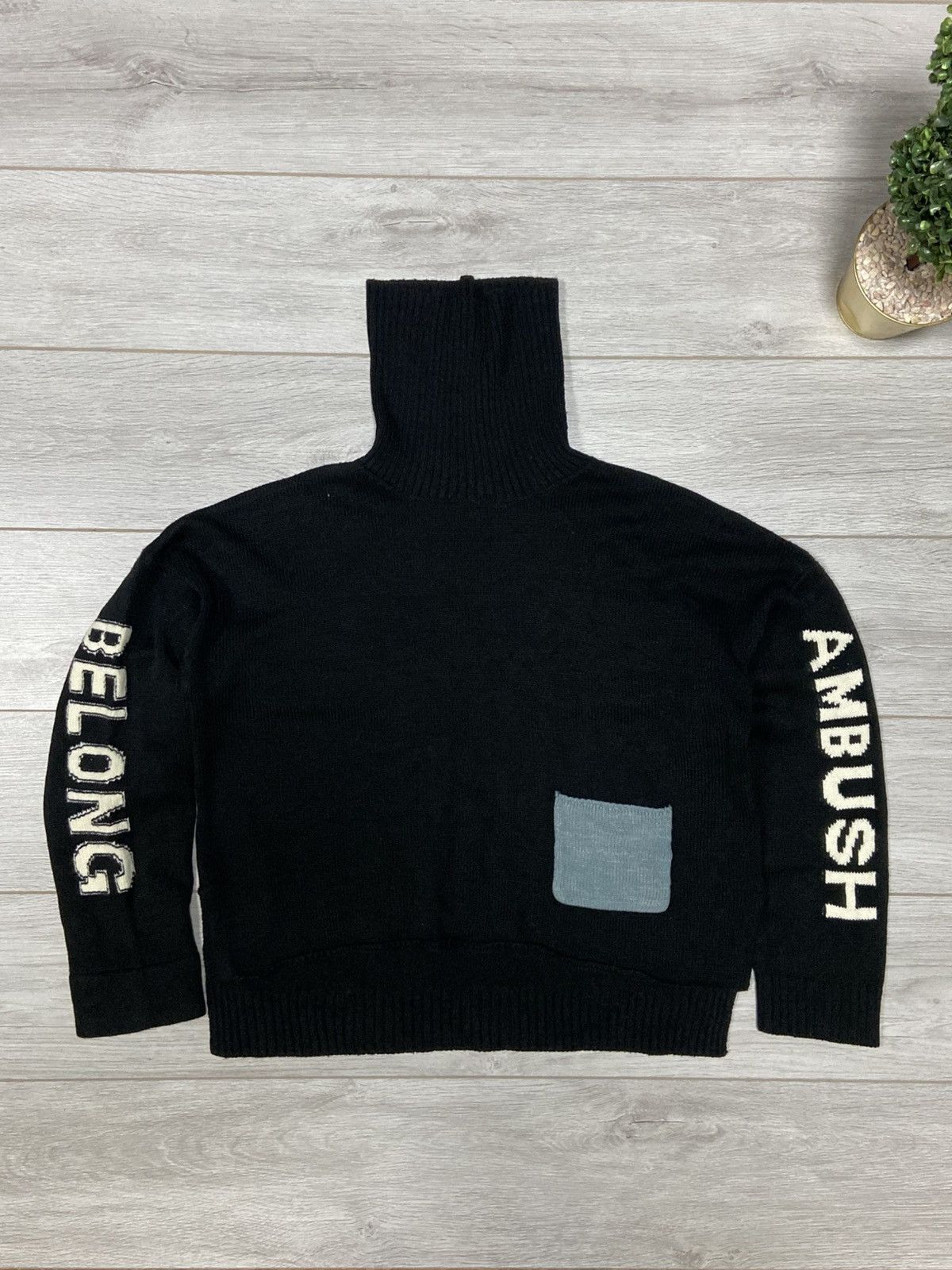 Ambush Design Ambush Design "Ambush Belong" Logo Technical Wool Sweater Size US M / EU 48-50 / 2 - 1 Thumbnail