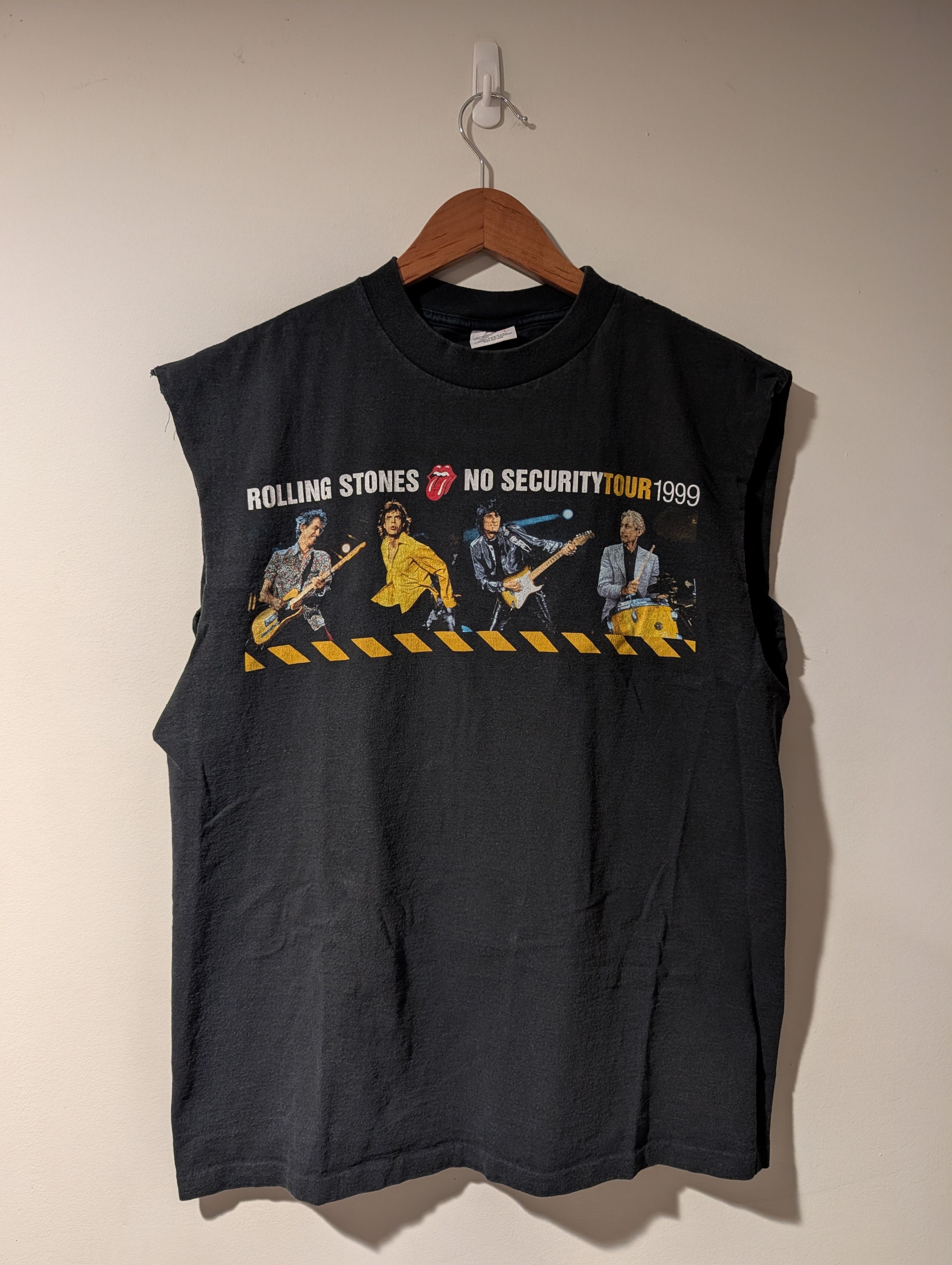 Band Tees Vintage 1999 Rolling Stones No Security Shirt Sleeveless Size US L / EU 52-54 / 3 - 1 Thumbnail