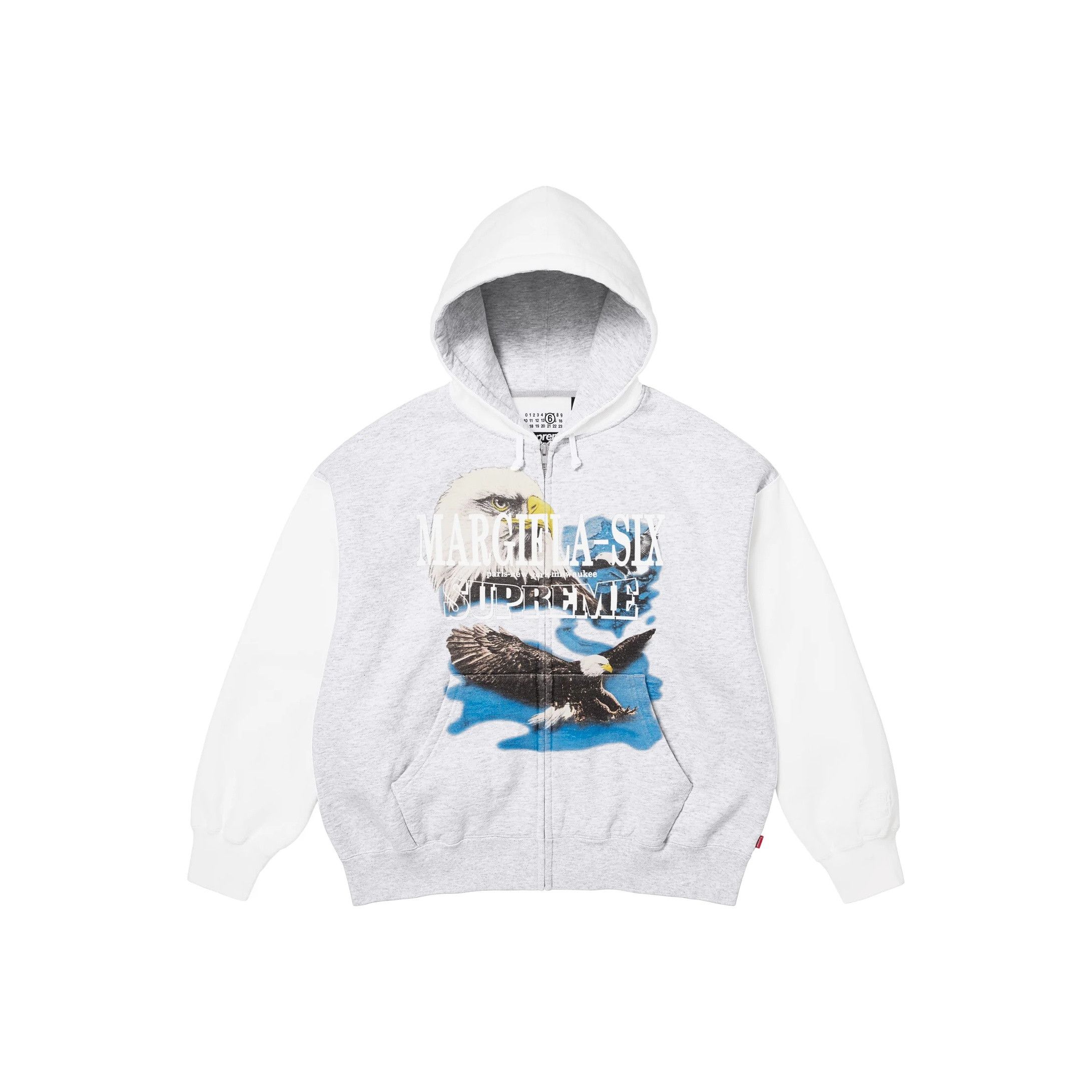 MM6 × Supreme Supreme x MM6 Maison Margiela Eagle Zip Up Hoodie Size S Size US S / EU 44-46 / 1 - 1 Thumbnail