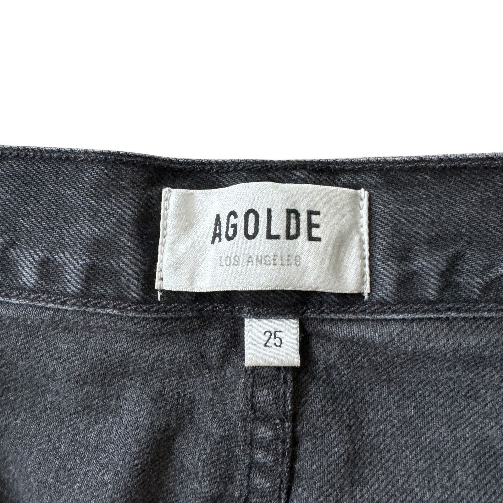 Agolde AGOLDE Criss Cross Straight Jeans Savage Wash Size 25" / US 0 / IT 36 - 4 Thumbnail