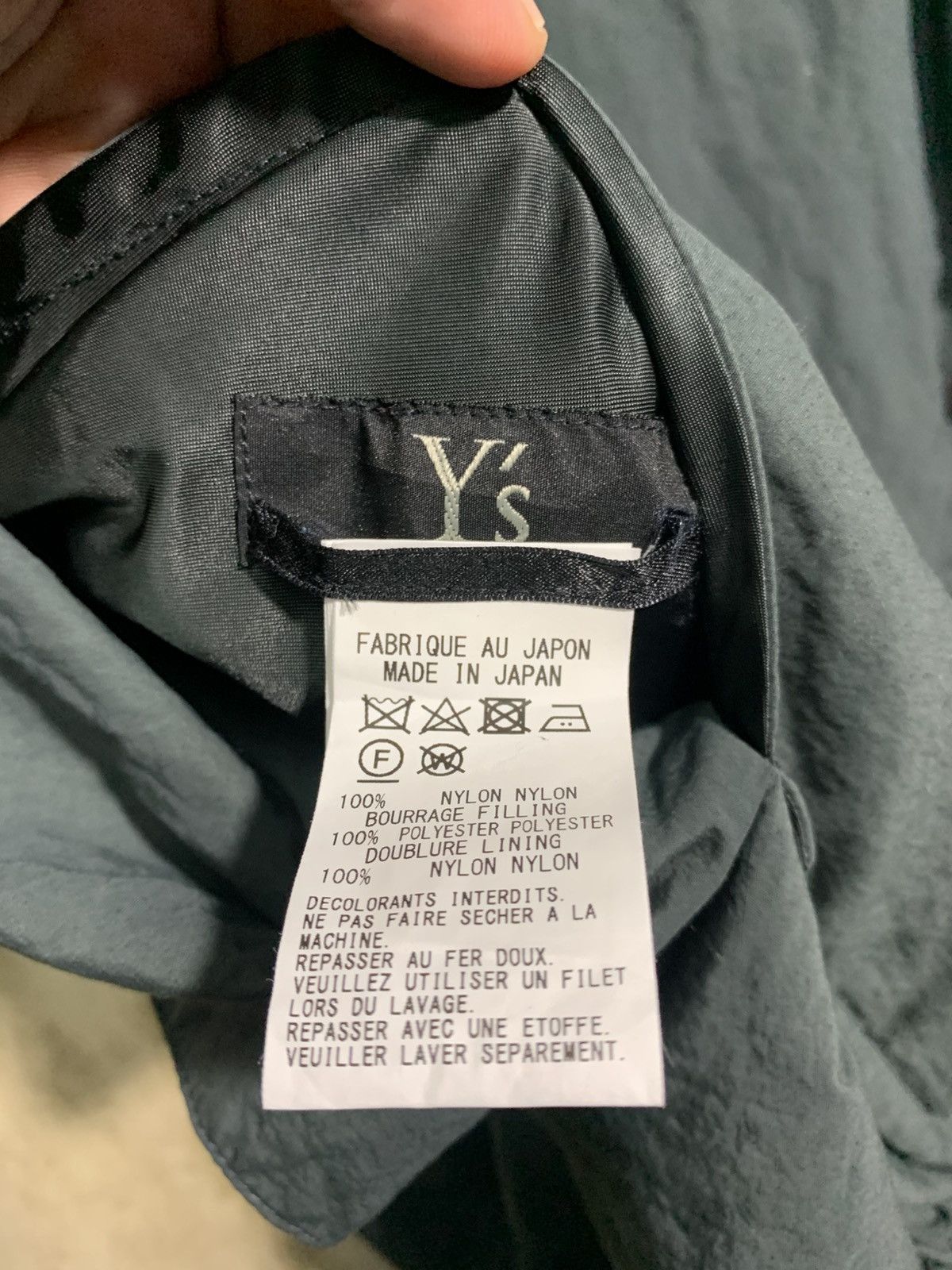 Yohji Yamamoto 🔥Y’s YOHJI YAMAMOTO ONE HAND PONCHOS STYLE JACKETS Size US M / EU 48-50 / 2 - 11 Thumbnail