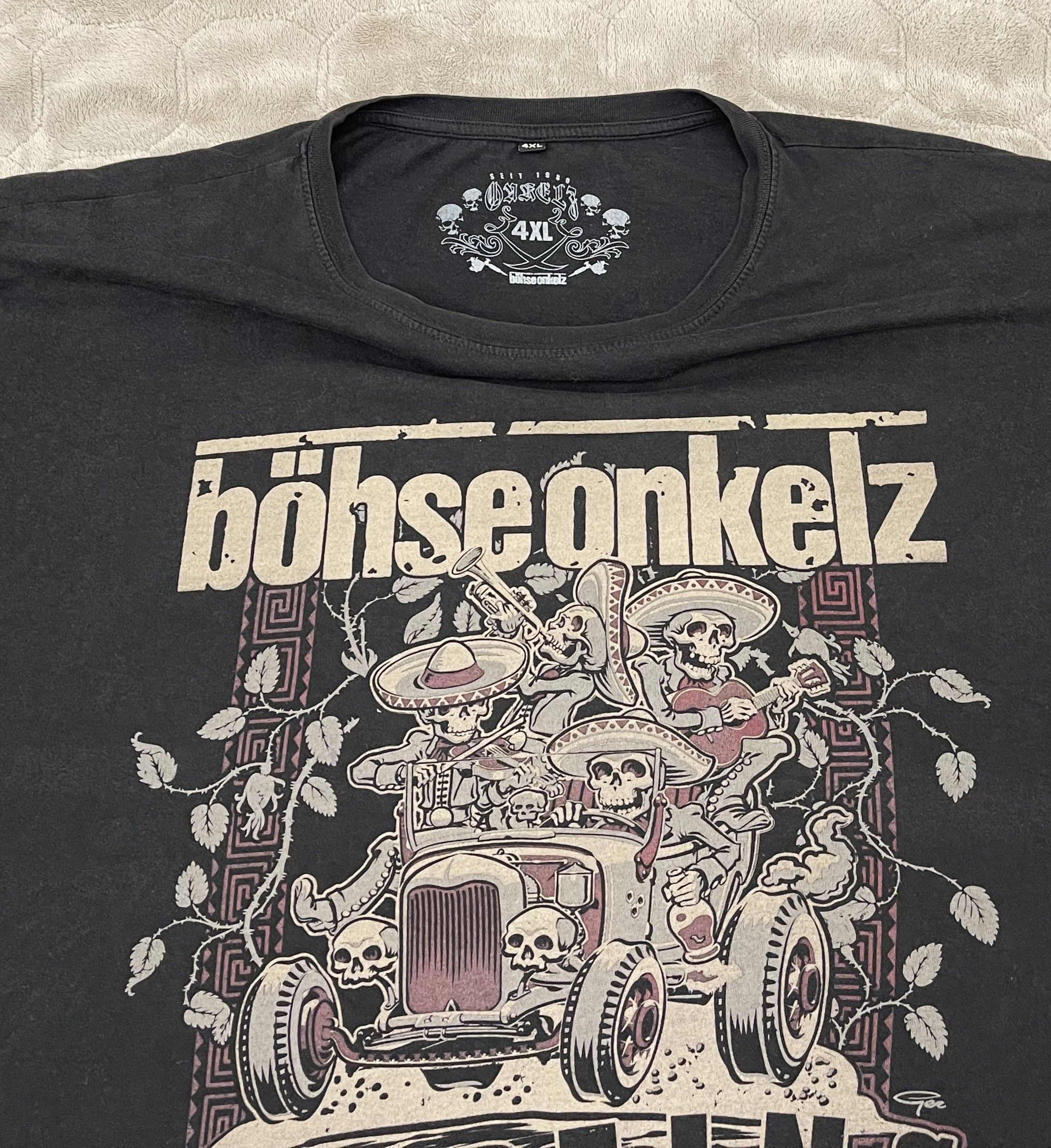 Vintage Vintage Bohse Onkelz Skulls Size US XXL / EU 58 / 5 - 4 Thumbnail
