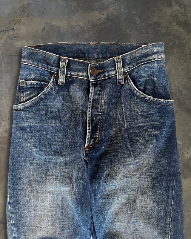 Dsquared2 DSQUARED2 LEATHER CRAFT PATCHWORK DENIM JEANS Size US 30 / EU 46 - 2 Thumbnail
