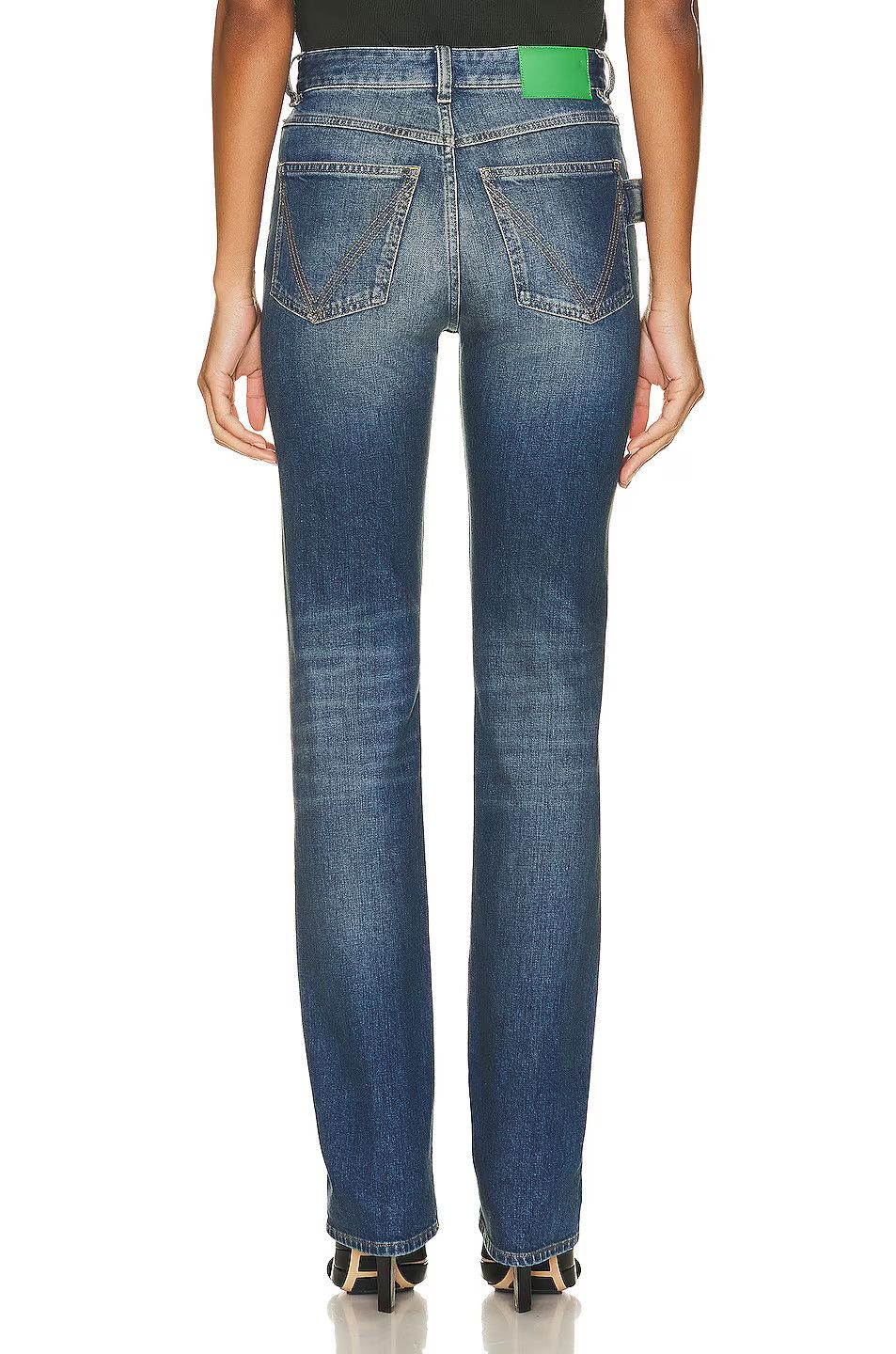 Bottega Veneta o1loc1c0824 733464 Slim Mid-Rise Denim in Mid Blue Size 27" / US 4 / IT 40 - 3 Thumbnail