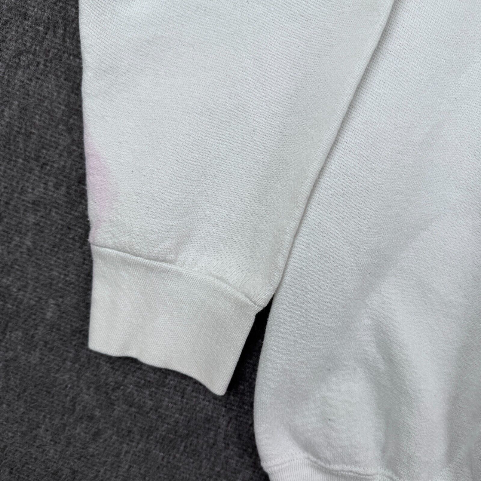 Fruit Of The Loom Vintage Let Jesus Be First Sweatshirt Men's XL White God 90s Size US XL / EU 56 / 4 - 10 Thumbnail