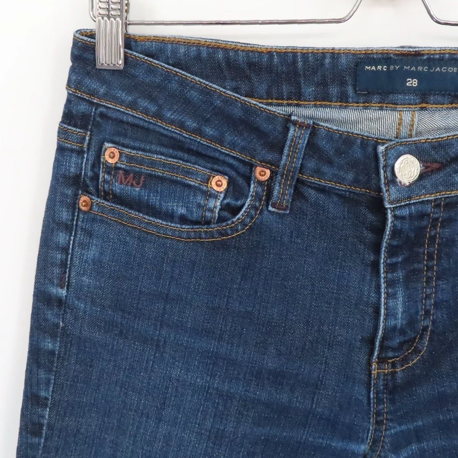 Marc by Marc Jacobs Marc by Marc Jacobs Women Jeans 28 Chrissie 003 Low Rise Skinny Leg Blue Denim Size 28" / US 6 / IT 42 - 3 Thumbnail