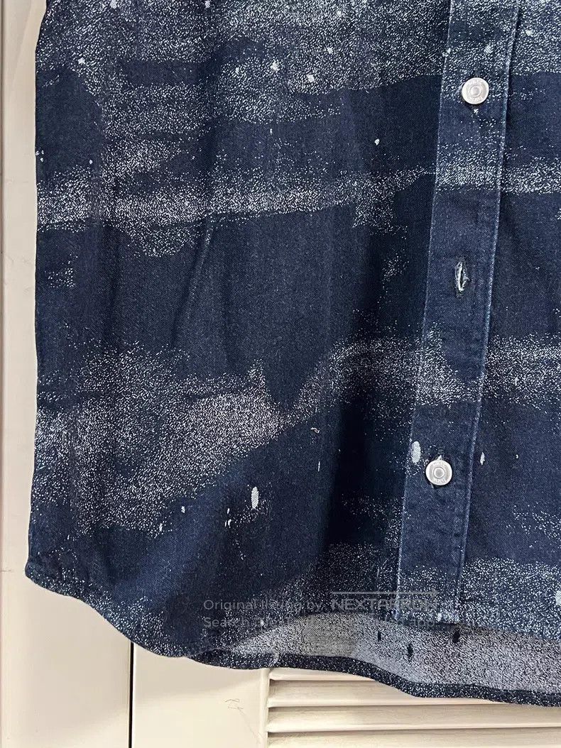 Dior Dior Size 38 Starry Denim Shirt Size US XXS / EU 40 - 5 Thumbnail