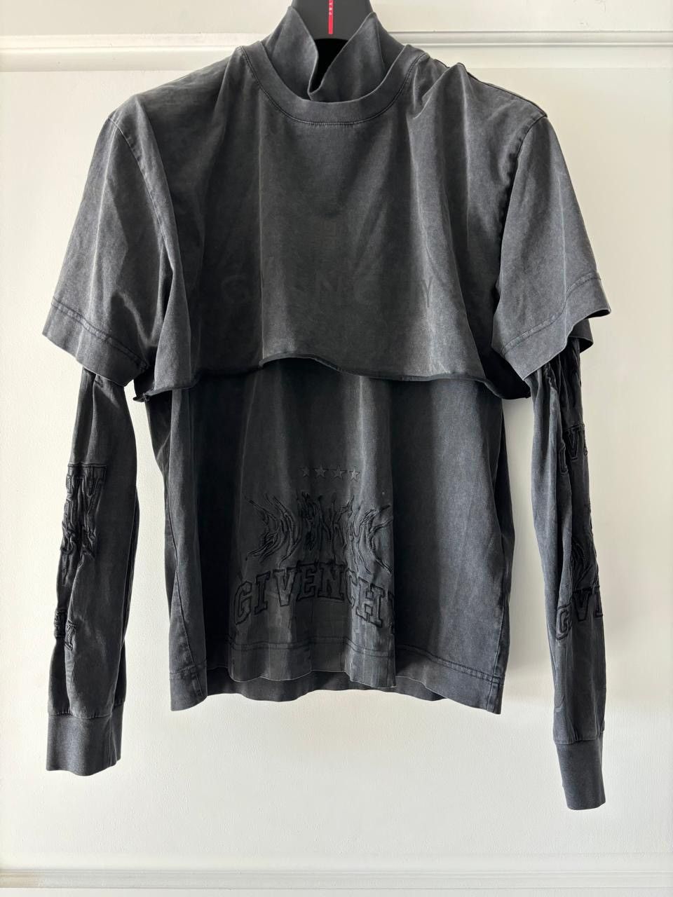 Givenchy Givenchy Layered Dyed Long Sleeves T-Shirt Size US M / EU 48-50 / 2 - 4 Thumbnail