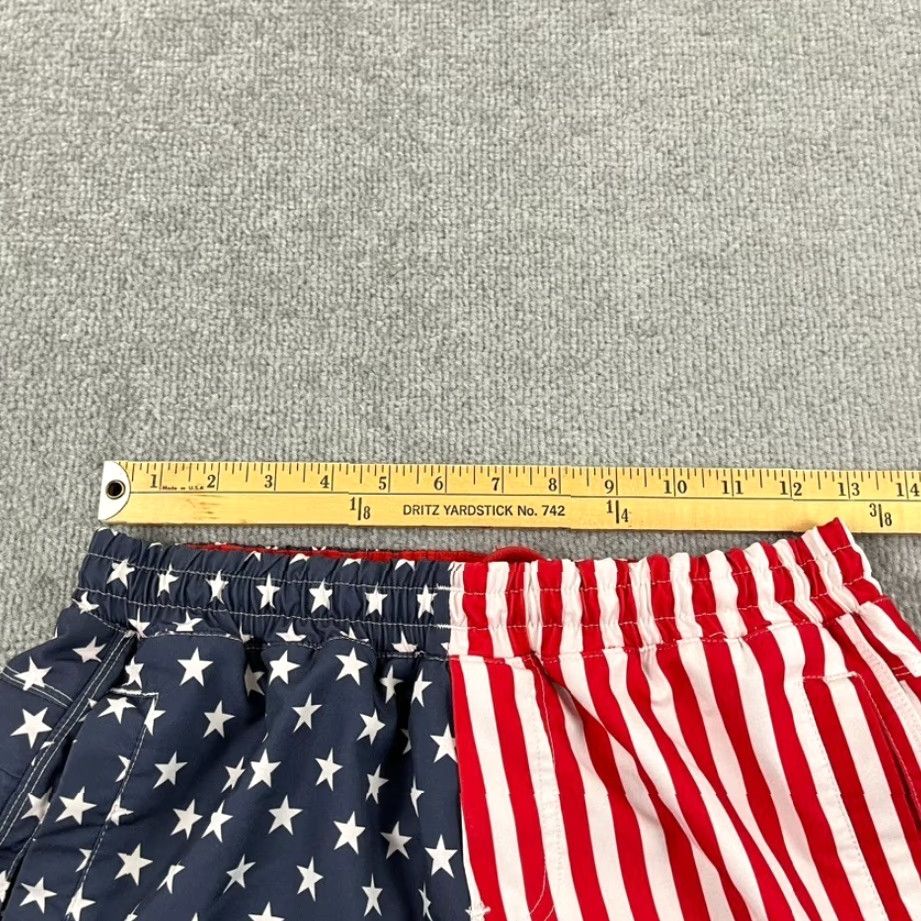 Vintage Freeballers Shorts Mens Medium / 6" Lined Red White Blue USA Flag Star Patriotic Shirt Size US 31 - 6 Thumbnail