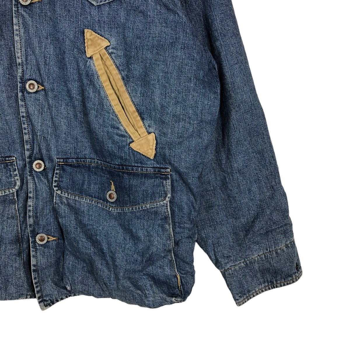 Japanese Brand 🔥90’s Vintage Trucker Denim Jacket Wrangler Blanket Lining Size US L / EU 52-54 / 3 - 7 Thumbnail