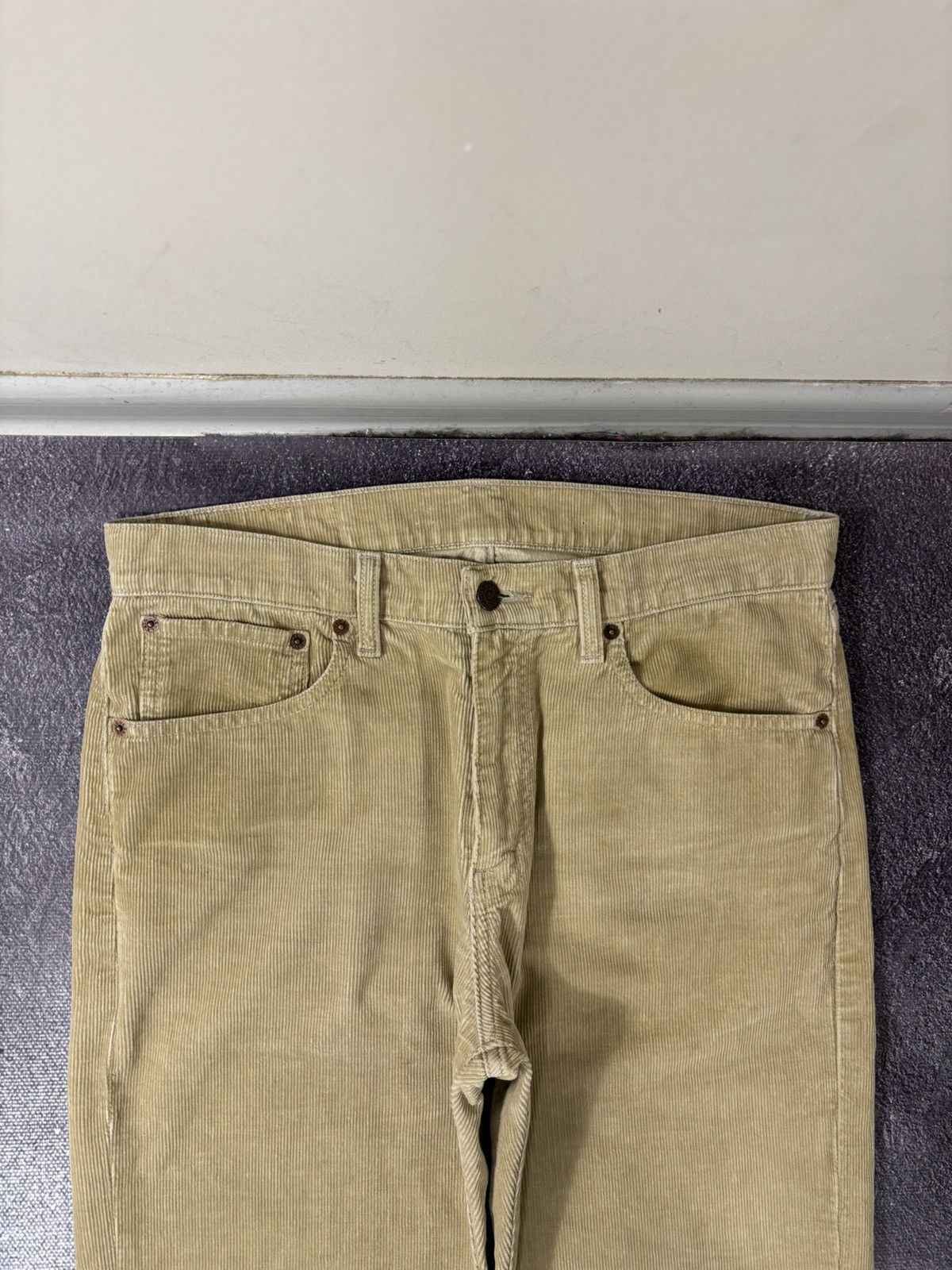 Levi's Vintage Levi’s 751 Men’s Beige Mustard Corduroy Baggy Pants Size US 32 / EU 48 - 12 Thumbnail