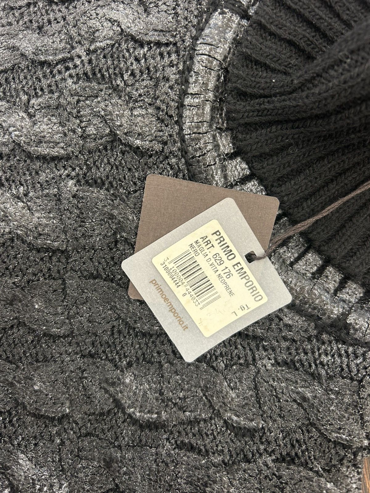 Other Primo Emporio Italy - Metallic Silver Coated Turtleneck Size US L / EU 52-54 / 3 - 9 Thumbnail