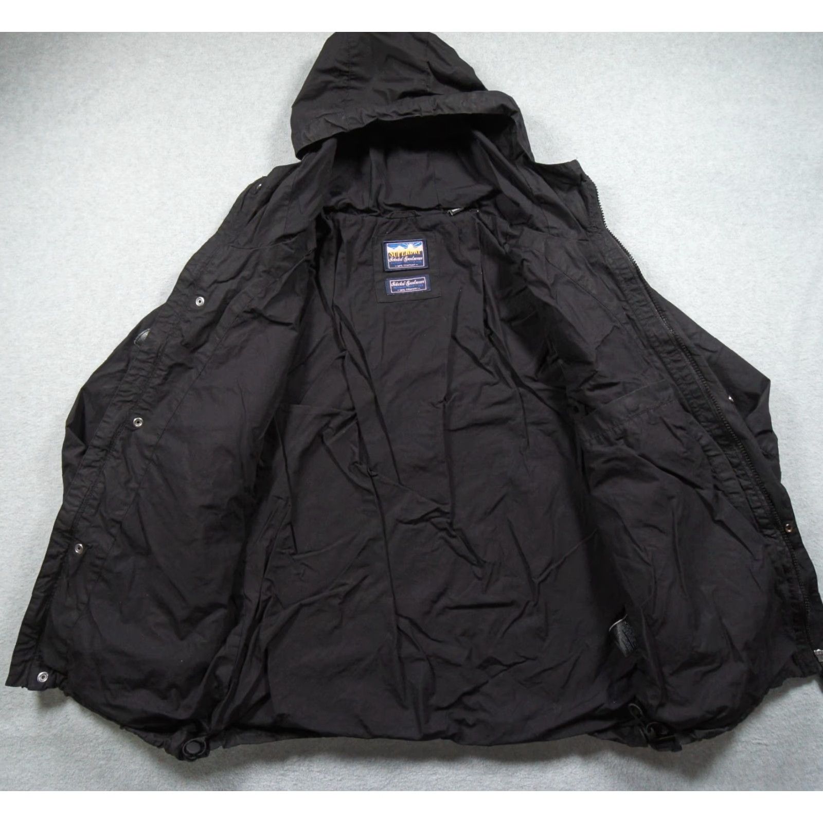Superdry Superdry Jacket Mens Small Black Full Zip Hooded Outdoors Selected Sportswear Size US S / EU 44-46 / 1 - 7 Thumbnail