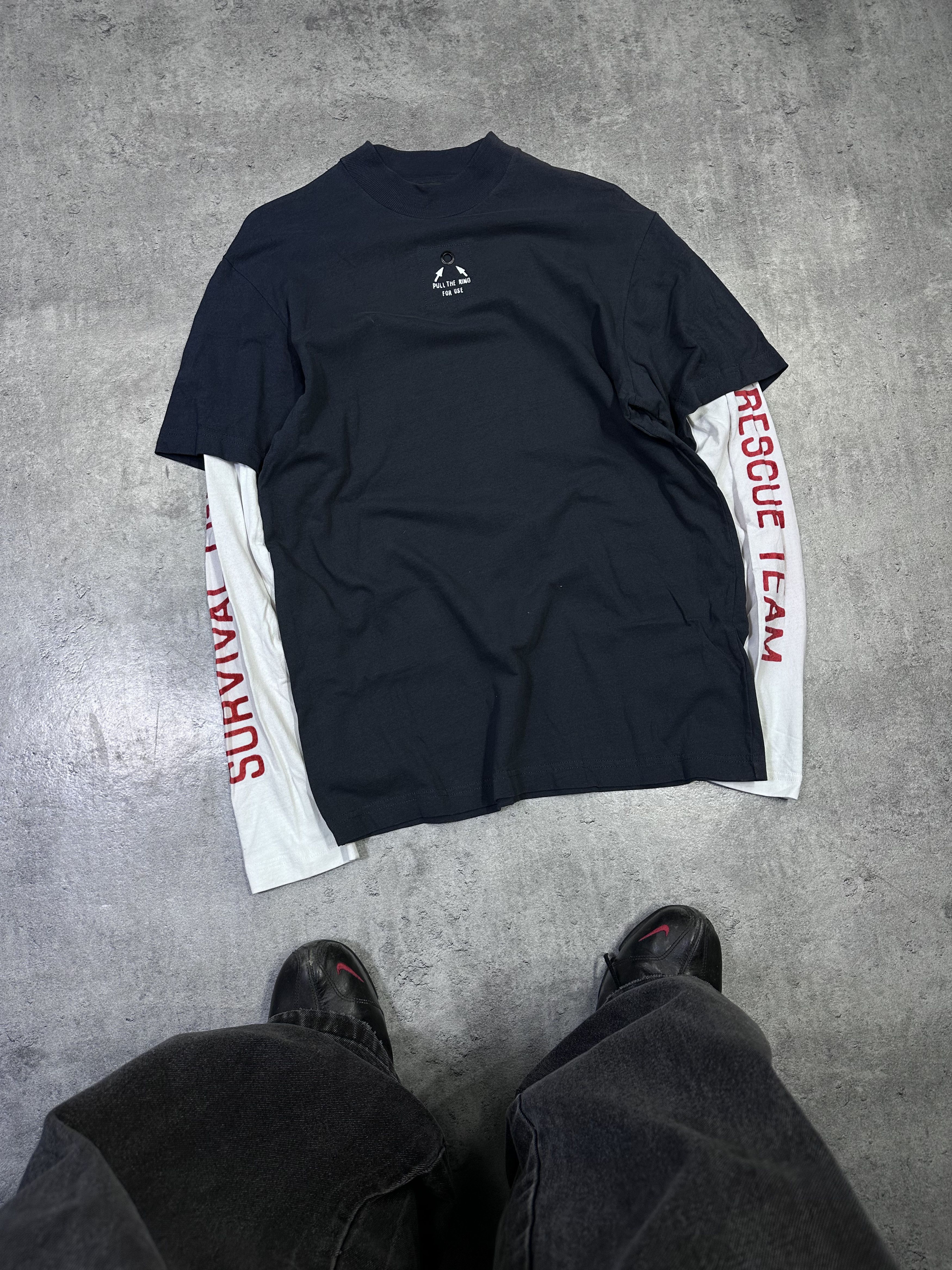 Diesel Pull the ring longsleeve navy blue white diesel Size US M / EU 48-50 / 2 - 1 Thumbnail