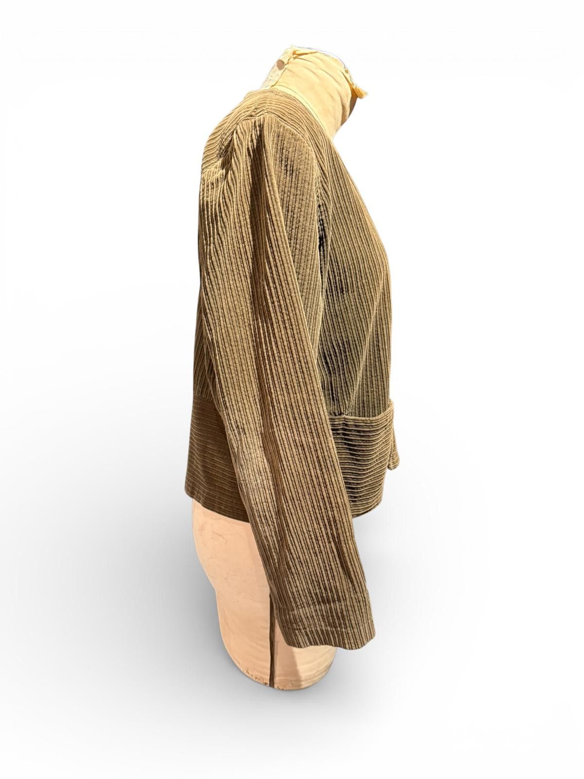 Unknown London PA Company Boston Vintage Brown Corduroy Zip-Up Jacket Size ONE SIZE - 2 Thumbnail