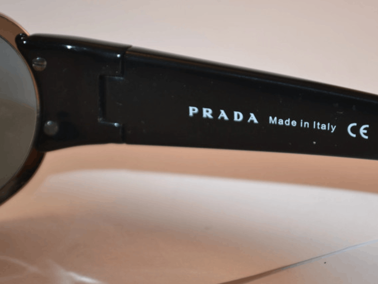 Prada × Vintage PRADA Sunglasses Star Flame Wrap Shield Mask Sport Symbole Size ONE SIZE - 4 Thumbnail