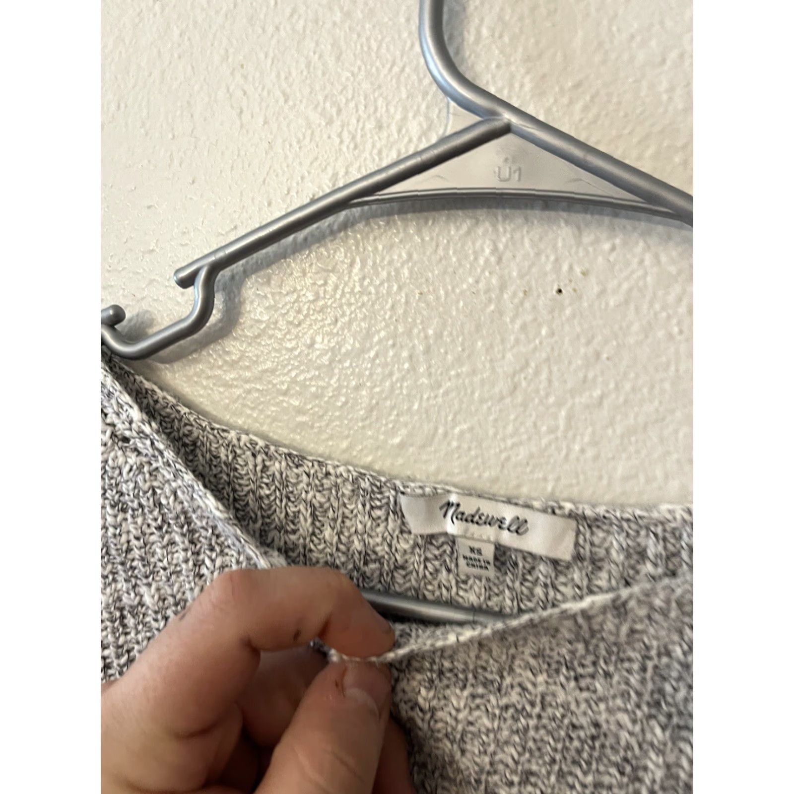 Madewell Womens Madewell Leftbank Pullover Sweater XS Gray Size XS / US 0-2 / IT 36-38 - 2 Thumbnail