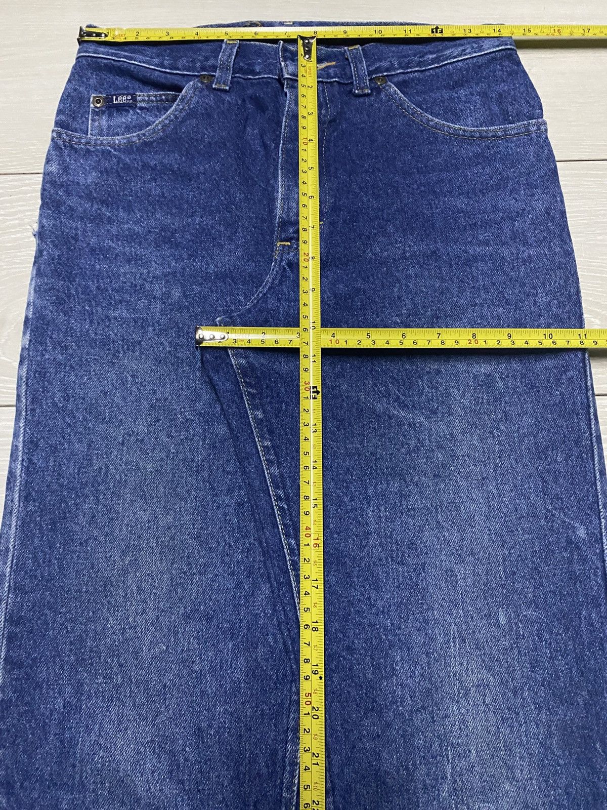 Lee Vintage lee 1889 Blue Wash Frayer Loose Jeans Size US 28 / EU 44 - 13 Thumbnail