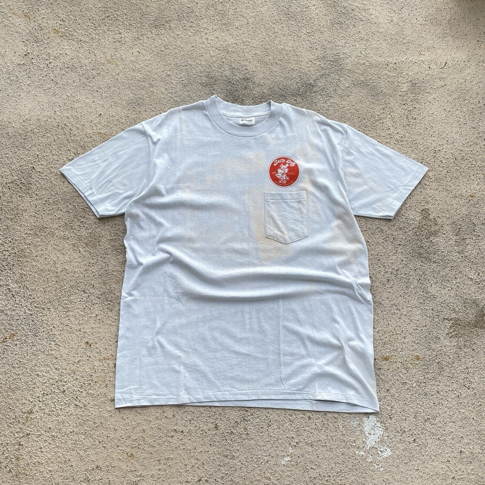 Vintage Vintage 1983 Salty Dog t shirt Daytona Beach Surf Shop MAMBO Size US XL / EU 56 / 4 - 2 Thumbnail