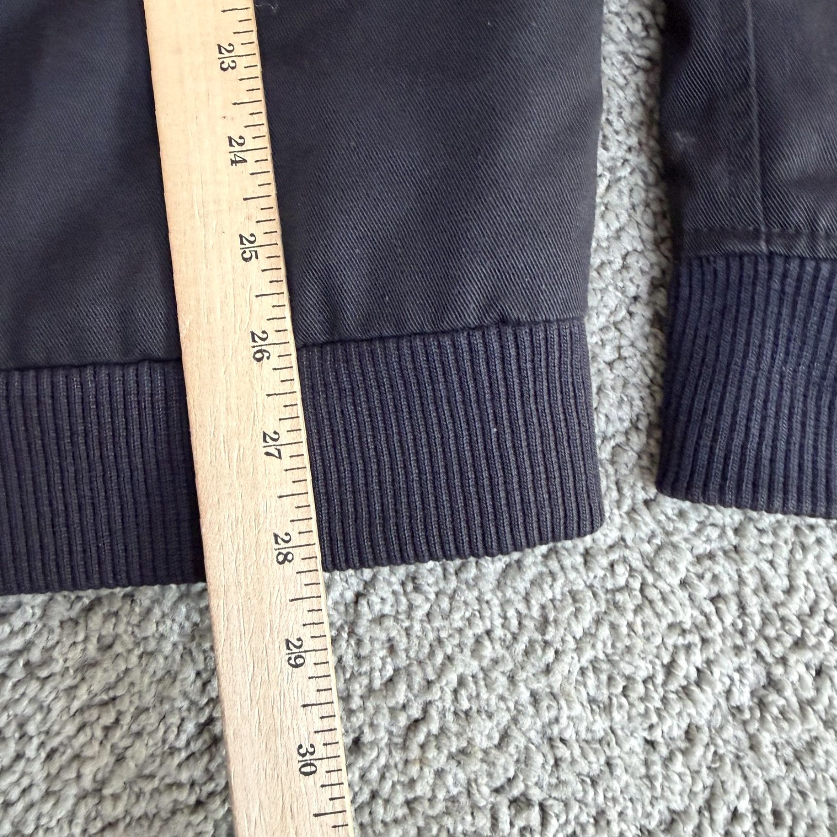 RVCA RVCA Jacket Mens XL Black Canvas Bomber Full Zip Lined Pockets Workwear Size US XL / EU 56 / 4 - 6 Thumbnail