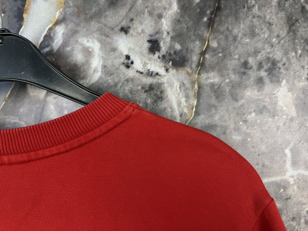 Calvin Klein Calvin Klein Red Crewneck Sweatshirt Embroidered Logo Size US L / EU 52-54 / 3 - 14 Thumbnail