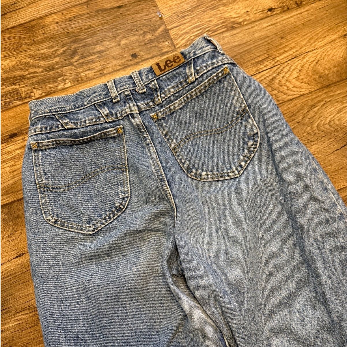 Lee Vintage Lee High Waisted Acid Washed Jeans Size 28" / US 6 / IT 42 - 3 Thumbnail