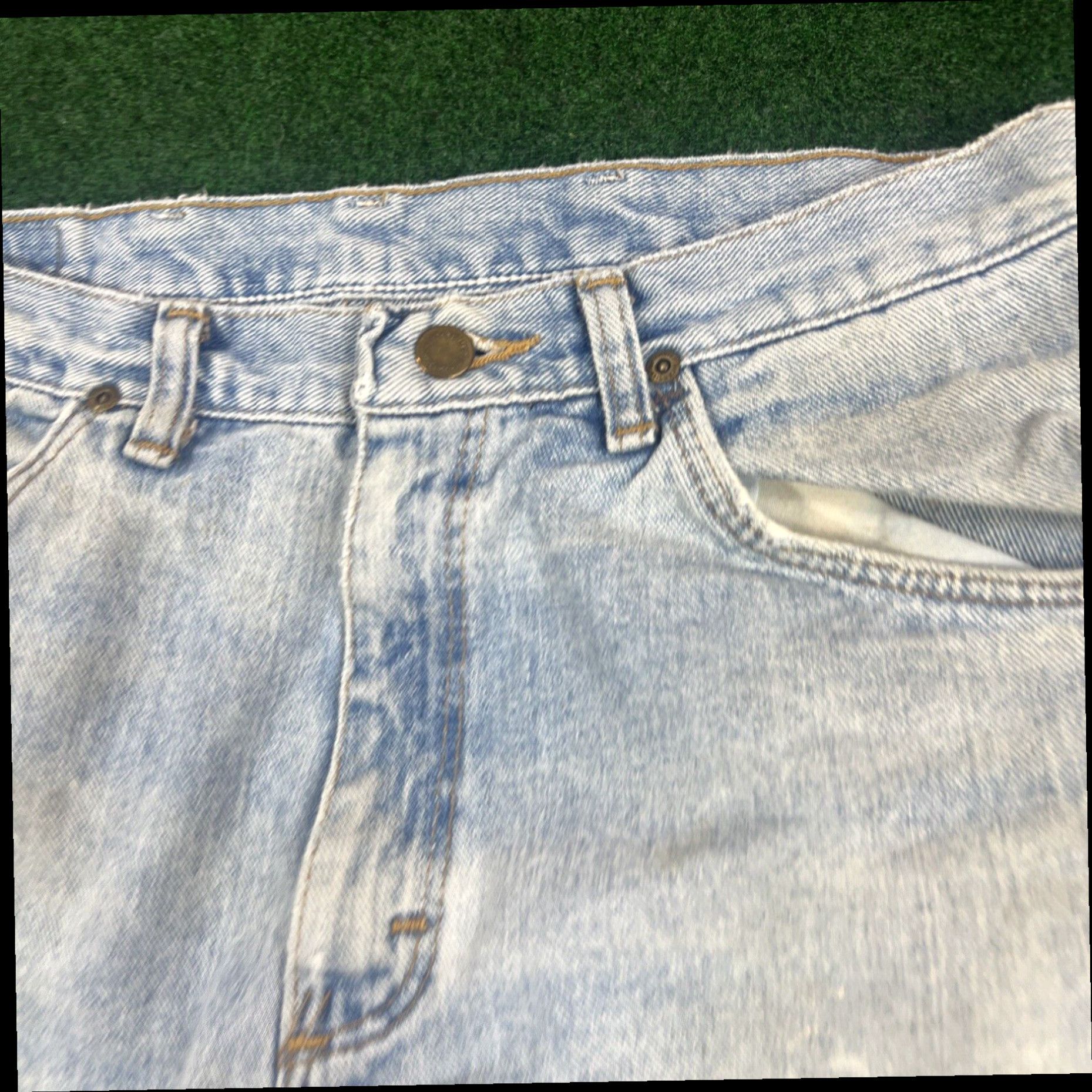 Wrangler Wrangler Denim Light blue Jean Shorts Men’s Size 32 Relaxed Fit Work Dirty Size US 32 / EU 48 - 4 Thumbnail