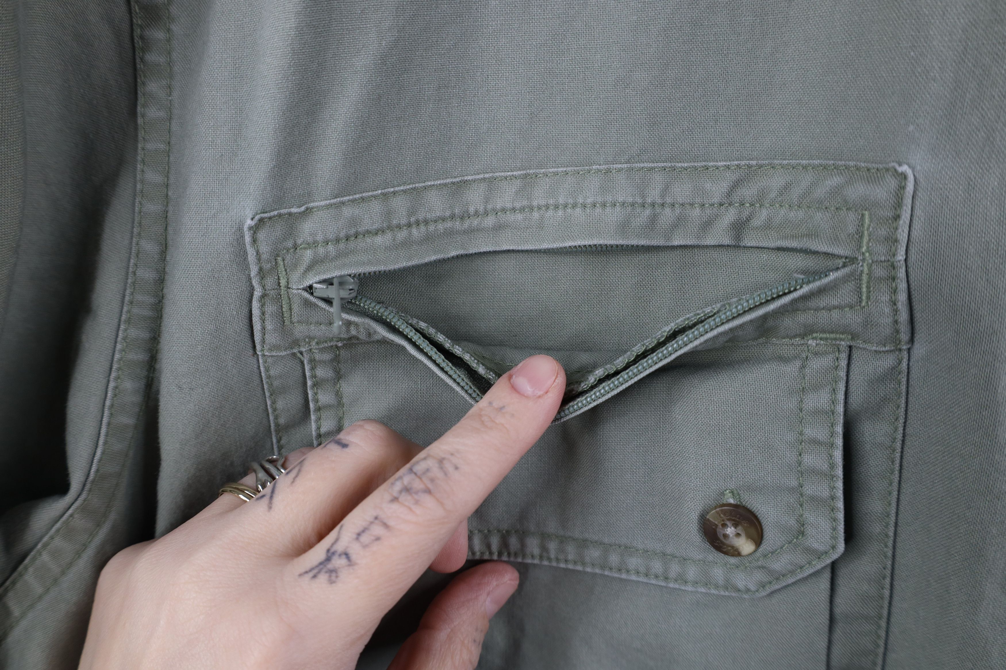Cabelas × Vintage Vintage 90s Cabelas Safari Bush Short Sleeve Button Shirt Size US L / EU 52-54 / 3 - 6 Thumbnail