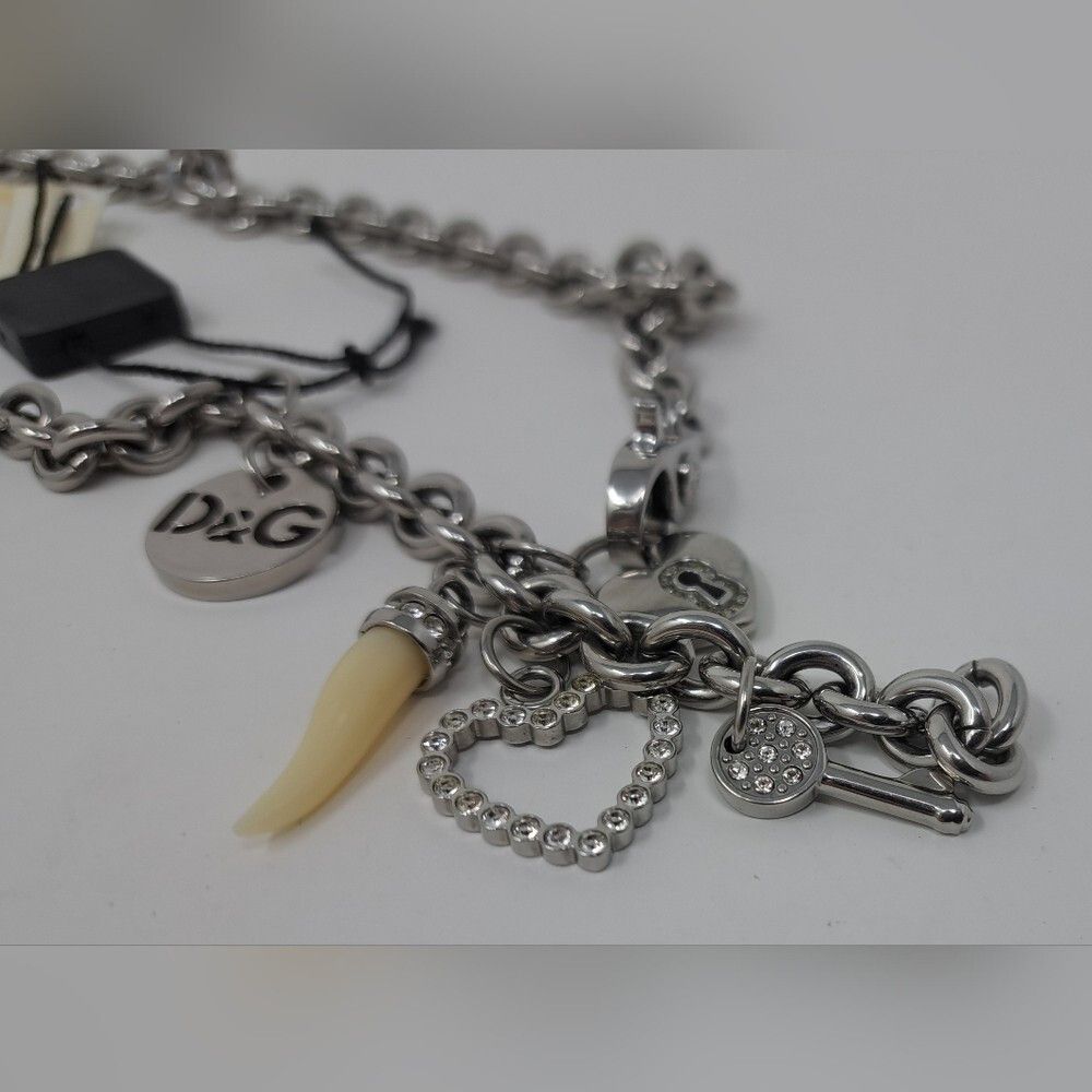 Dolce & Gabbana NWT Dolce & Gabbana D&G Jewels Necklace Jewelry Stainless S Size ONE SIZE - 1 Thumbnail