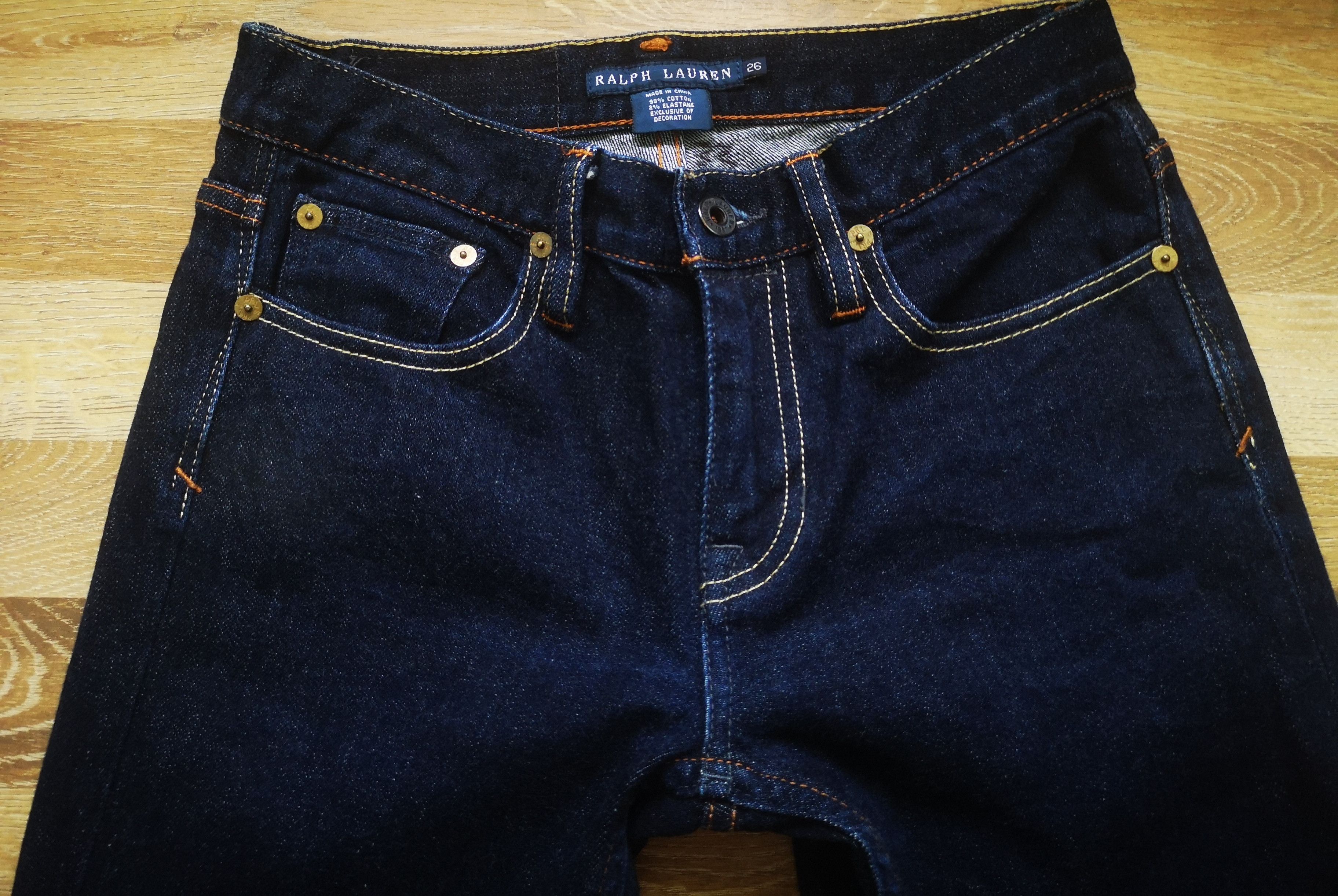 Polo Ralph Lauren × Ralph Lauren × Vintage Vintage Polo Ralph Lauren RL Crest Thompson 650 Jeans Size 26" / US 2 / IT 38 - 4 Thumbnail