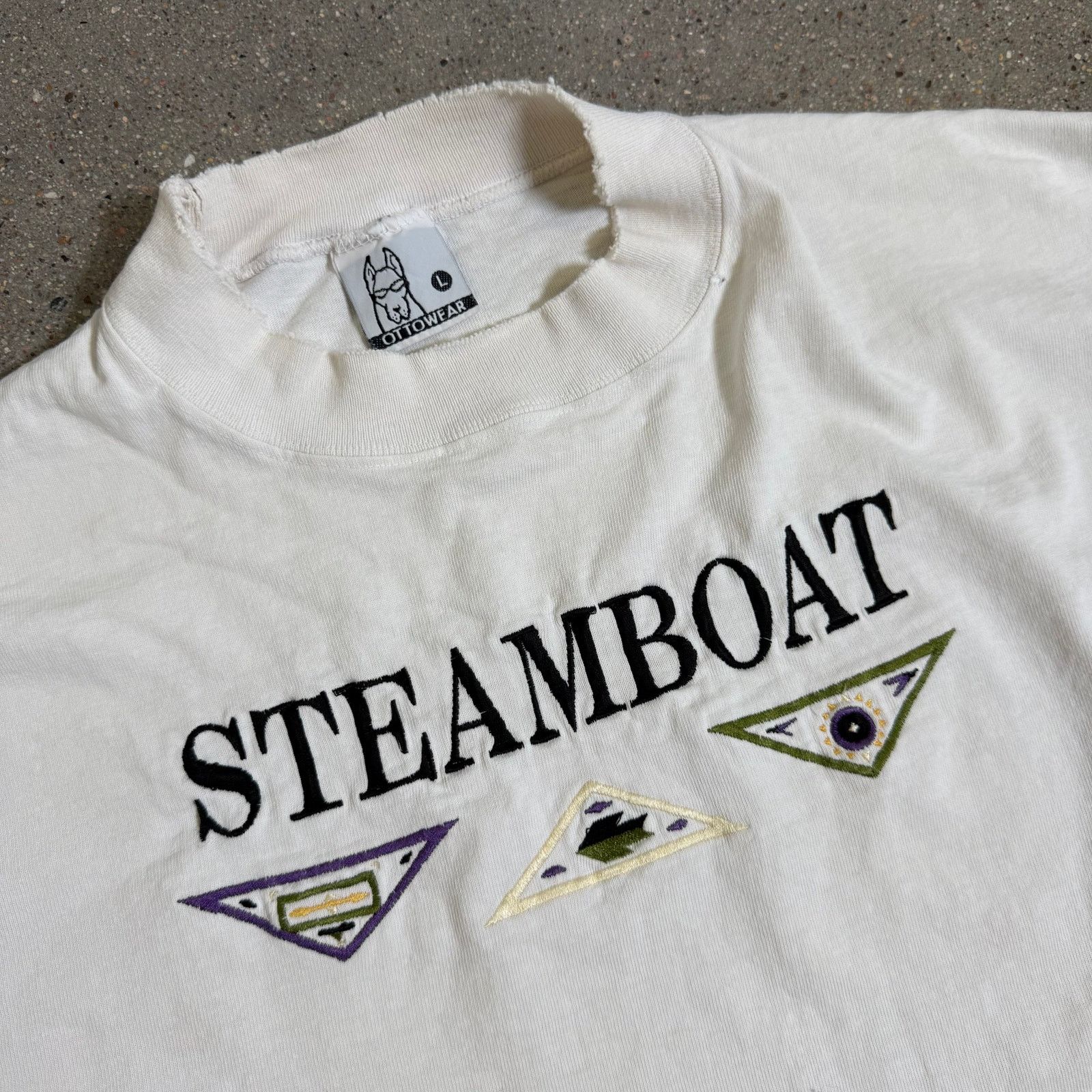 Otto Vtg 90s Ottowear Steamboat Ski Long Sleeve Shirt USA Made L Size US L / EU 52-54 / 3 - 2 Thumbnail